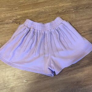 Queen of Sparkles Purple Pearl Medium Shorts